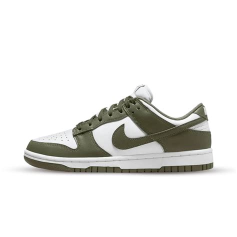 nike sb dunk low olive weiß